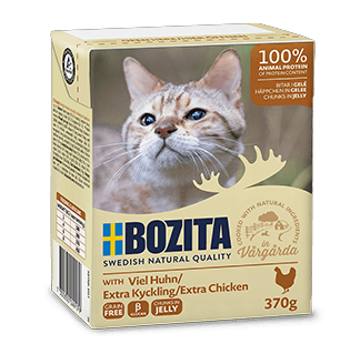 Bozita Cat, Extra Chicken Chunks in Jelly 16x370g