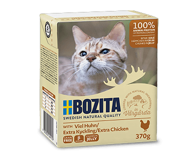 Bozita Cat, Extra Chicken Chunks in Jelly 16x370g