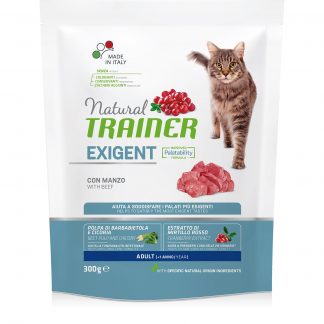 Trainer Natural Cat Exigent Adult Beef 300gr