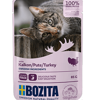 Bozita Cat, Turkey Chunks in Sauce 12x85g