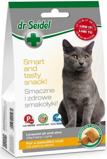 Dr.Seidel cat snacks Beautiful coat 50gr