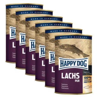 Happy Dog Single Protein (100% Lachs Pur (salmon)) - 6x375 gr