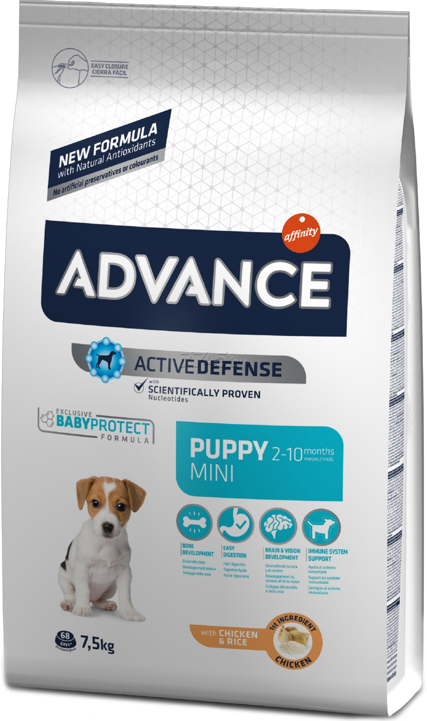 Advance Mini Puppy Protect Chicken&Rice  7,5kg