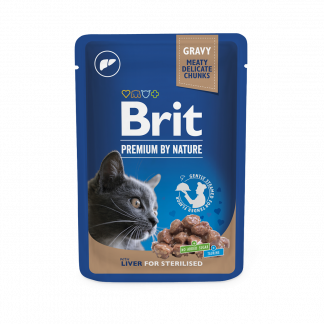 Brit Premium Liver märgtoit steriliseeritud kassidele 100g