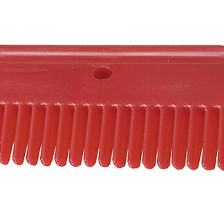 Horze hobuse lakakamm plastik punane