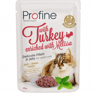 Profine Cat Pouch Turkey in Jelly märgtoit kassidele 85g