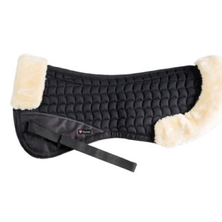 Horze Correction Pad sadulapadi kunstlambakarvast, must