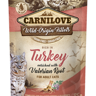 Carni Love Cat Pouch Turkey Valeriana einekotike kassidele 85g