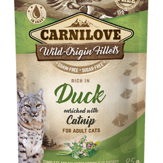 Carni Love Cat Pouch Duck with Catnip einekotike kassidele 85g