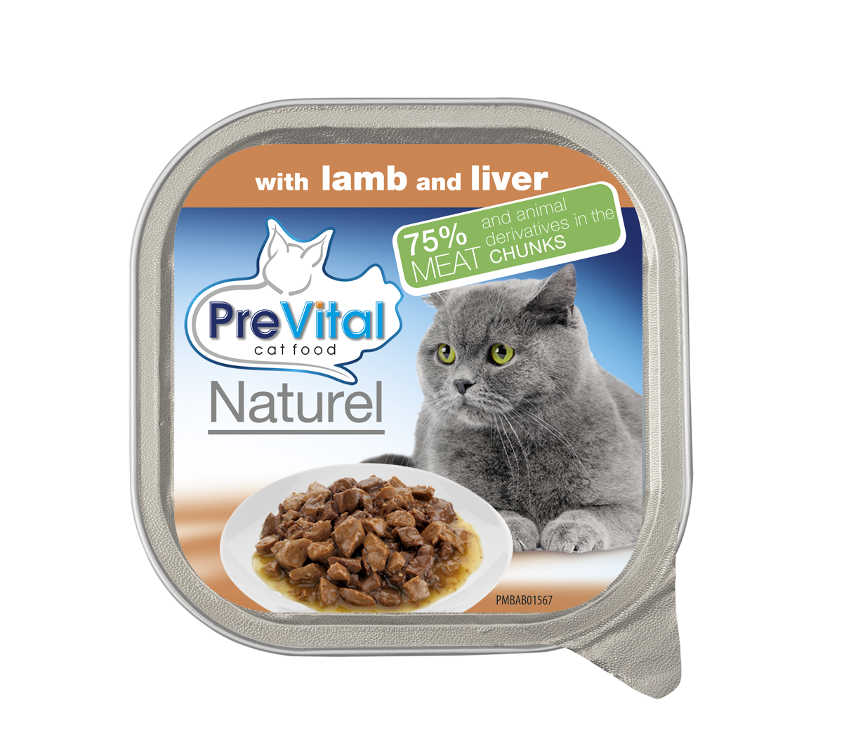 Prevital Naturel kassikonserv lamba-ja maksatükid kastmes 100g