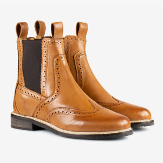 Horze Lennox nahast poolsaapad, 40 pruun