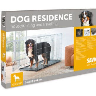 Savic Dog Residence tsingitud metallpuur koertele 118 X 76 X 82 cm