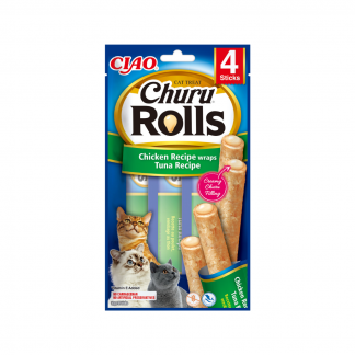 Churu Rolls kassimaius kana ja tuunikalaga 4x10g