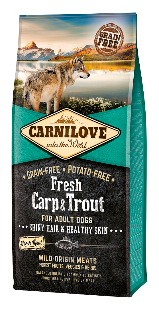 Carni Love Fresh Carp & Trout koeratoit 12 kg
