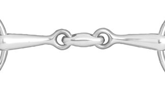 Horze hobuse trensel, kolmeosaline suuline, 145 mm