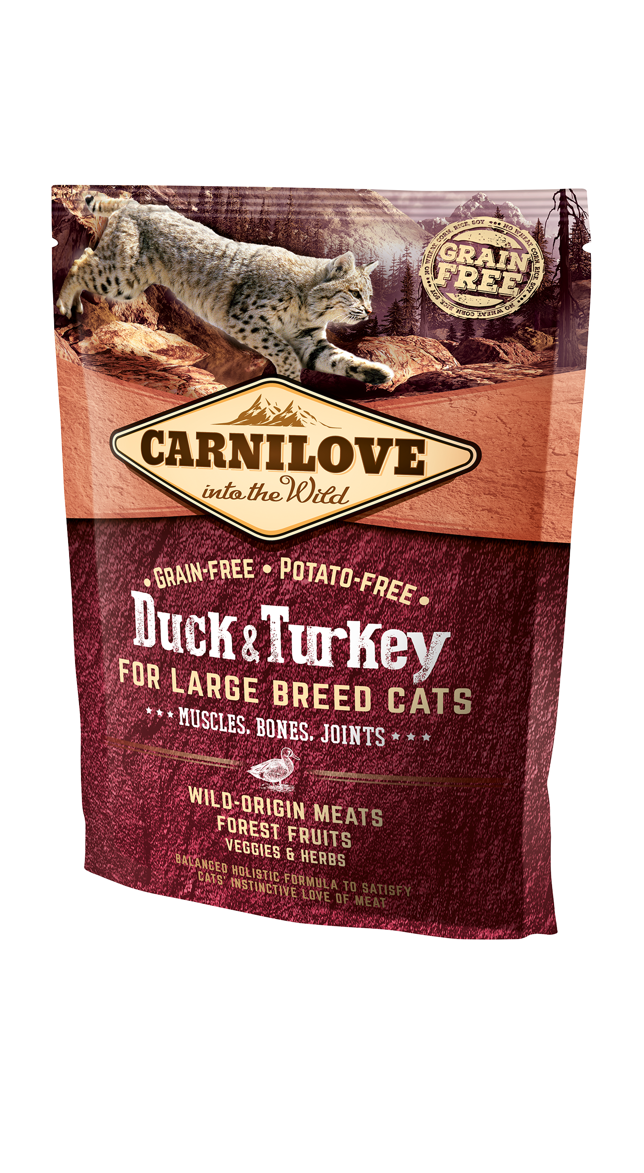 Carni Love Duck & Turkey for Large Breed kassitoit 400g