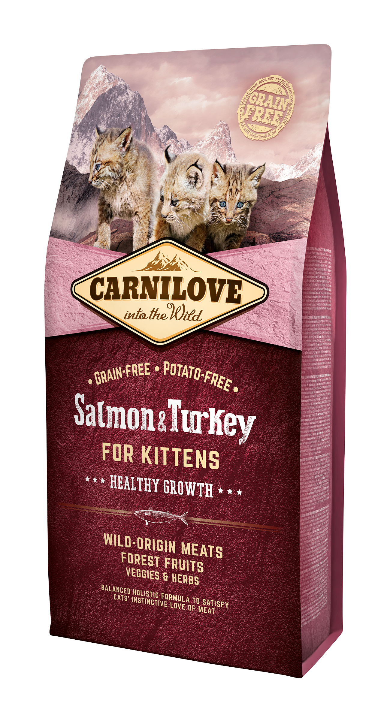 Carni Love Salmon & Turkey for Kittens kassitoit 6 kg