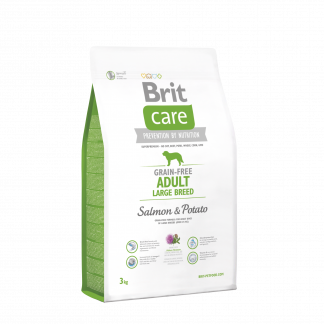Brit Care Adult Large Breed Salmon & Potato koeratoit 3 kg