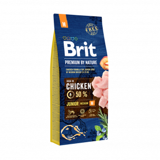 Brit Premium by Nature Junior M koeratoit 15 kg