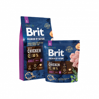 Brit Premium by Nature Adult S koeratoit 1 kg