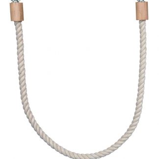 Rope perch, flexible, with screw fixing, 66 cm/ø 14 mm, nature