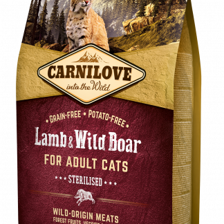 Carni Love Lamb & Wild Boar for Sterilised kassitoit 2 kg