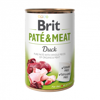 Brit Care Duck Paté & Meat konserv koertele 400g