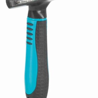 Long hair coat untangler, plastic/metal prongs, 10 × 15 cm