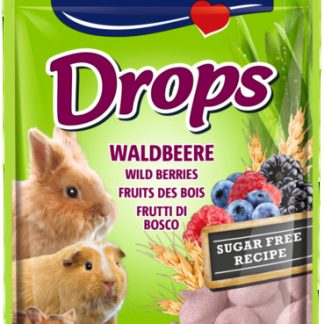 Vitakraft väikelooma maius Drops metsamarjaga, 75 g