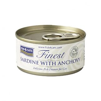 Fish4Cats kassikonserv sardiini ja anšoovisega, 70 g
