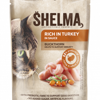 Shelma Turkey Fillets with Buckthorn in sauce 28x85g