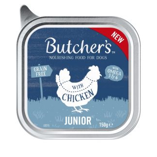Butcher's pasteet koerale Originaal kana juunior 150g