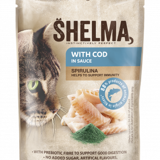 Shelma Сod Fillets with spirulina in sauce 28x85g