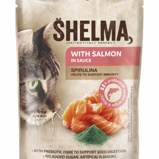 Shelma Salmon Fillets and Spirulina in Sauce 28x85g