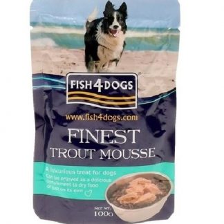 Fish4Dogs Trout Mousse konserv koertele forelliga 100 g