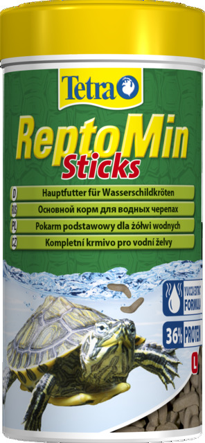 Tetra kilpkonna täissööt Reptomin Sticks 250 ml