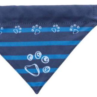 Nylon collar with neckerchief, XS–S: 25–31 cm/15 mm, indigo