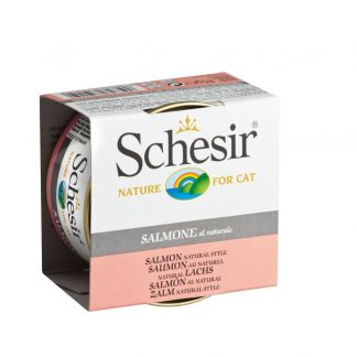 SCHESIR Cat Nat. Brine 85 gr. Can Salmon Natural Style