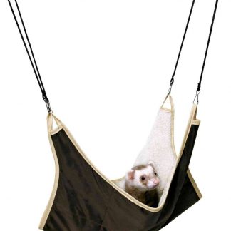 Hammock, ferrets, 45 × 45 cm, brown/beige