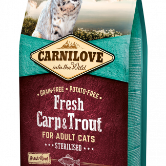 Carni Love Fresh Carp & Trout for Sterilised kassitoit 6 kg