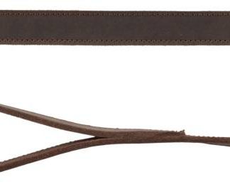 Rustic fatleather leash, L–XL: 1.00 m/25 mm, dark brown
