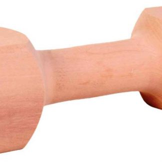 Wooden retrieving dumbbell, angular, 23 cm, approx. 400 g