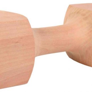 Wooden retrieving dumbbell, angular, 28 cm, approx. 1,000 g