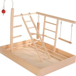 Playground, wood, 34 × 26 × 25 cm