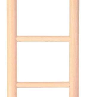 Ladder, wood, 6 rungs/28 cm
