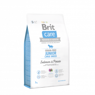 Brit Care Junior Large Breed Salmon & Potato koeratoit 3 kg
