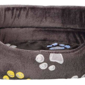 Jimmy bed, oval, 45 × 35 cm, taupe