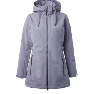 Horze Freya naiste pikk softshell jakk 38, hall