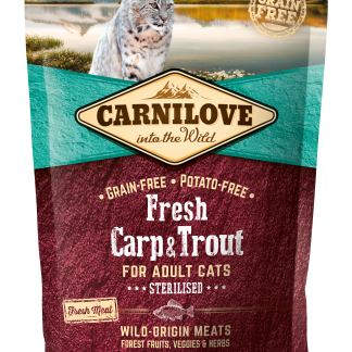 Carni Love Fresh Carp & Trout for Sterilised kassitoit 400g