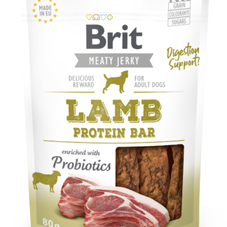 Brit Jerky Lamb Protein Bar Snack närimismaius koertele 80g